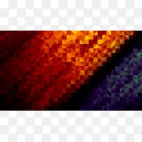 红紫色三角形立体海报-空若网 红紫色三角形立体海报-空若网