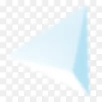 浅蓝色立体三角形-空若网 浅蓝色立体三角形-空若网