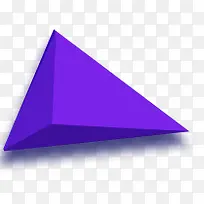 紫色立体三角形图片-空若网 紫色立体三角形图片-空若网