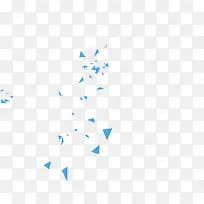 蓝色立体三角形-空若网 蓝色立体三角形-空若网