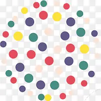 彩色小圆点-空若网 彩色小圆点-空若网
