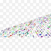 抽象彩色几何点-空若网 抽象彩色几何点-空若网