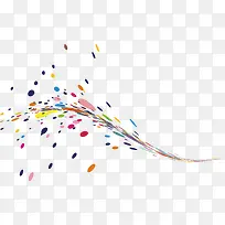 彩色漂浮几何圆点-空若网 彩色漂浮几何圆点-空若网