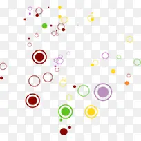 彩色圈圈圆点海报-空若网 彩色圈圈圆点海报-空若网