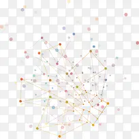 不规则彩色线条圆点-空若网 不规则彩色线条圆点-空若网