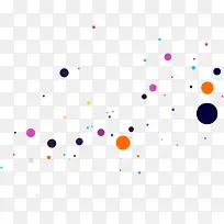 彩色散乱排布小圆点-空若网 彩色散乱排布小圆点-空若网