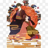 日风插画-空若网 日风插画-空若网