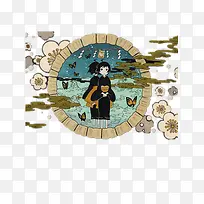 日风插画-空若网 日风插画-空若网