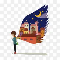 插画-空若网 插画-空若网