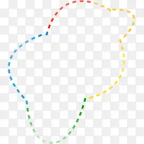 简约彩色虚线边框-空若网 简约彩色虚线边框-空若网