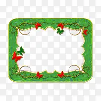 绿色金属蝴蝶边框-空若网 绿色金属蝴蝶边框-空若网