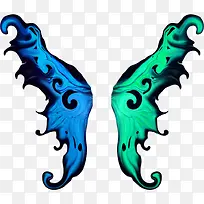 蝴蝶翅膀紫色蓝色-空若网 蝴蝶翅膀紫色蓝色-空若网