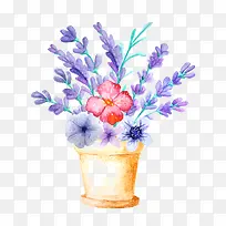 水彩墨花-空若网 水彩墨花-空若网