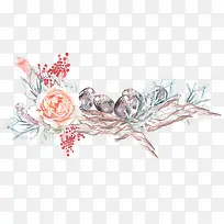 水彩墨花-空若网 水彩墨花-空若网