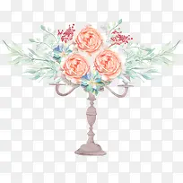 水彩墨花-空若网 水彩墨花-空若网