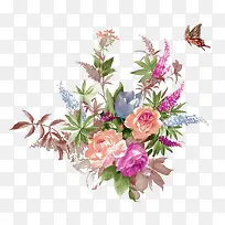 水彩墨花-空若网 水彩墨花-空若网