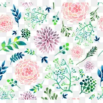 水彩墨花-空若网 水彩墨花-空若网