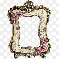 古典金属边框相框实物-空若网 古典金属边框相框实物-空若网