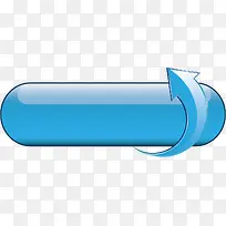 蓝色翻转矢量切换按钮素材-空若网 蓝色翻转矢量切换按钮素材-空若网