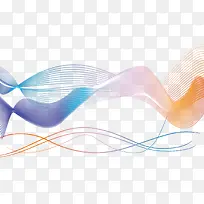 矢量波浪线装饰图案-空若网 矢量波浪线装饰图案-空若网