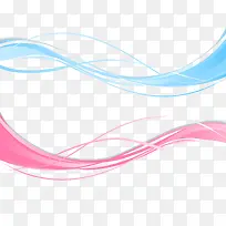 彩色波浪线设计矢量图图片-空若网 彩色波浪线设计矢量图图片-空若网