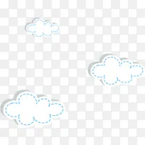 白色可爱卡通云朵-空若网 白色可爱卡通云朵-空若网
