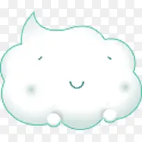 卡通可爱表情云朵-空若网 卡通可爱表情云朵-空若网