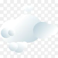 卡通白色云朵-空若网 卡通白色云朵-空若网