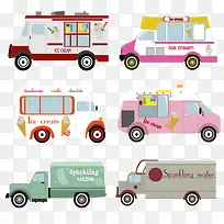 卡通手绘卡通彩色货车-空若网 卡通手绘卡通彩色货车-空若网