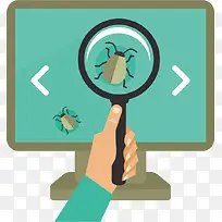 矢量卡通电脑-空若网 矢量卡通电脑-空若网