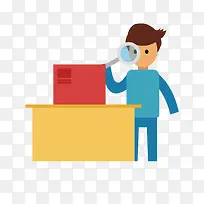 彩色扁平化文件观察-空若网 彩色扁平化文件观察-空若网