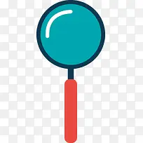矢量手绘卡通放大镜-空若网 矢量手绘卡通放大镜-空若网