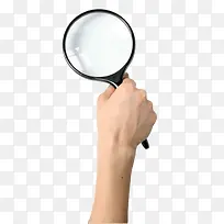 手拿放大镜-空若网 手拿放大镜-空若网