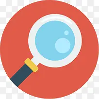 扁平化放大镜装饰-空若网 扁平化放大镜装饰-空若网