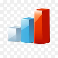 彩色阶梯条形图-空若网 彩色阶梯条形图-空若网