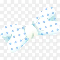 白色卡通波点蝴蝶结-空若网 白色卡通波点蝴蝶结-空若网