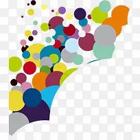 彩色波点圣诞节促销海报-空若网 彩色波点圣诞节促销海报-空若网