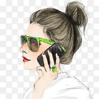 手绘女生-空若网 手绘女生-空若网