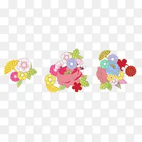 彩色雏菊插画风格-空若网 彩色雏菊插画风格-空若网