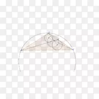 圆线三角形-空若网 圆线三角形-空若网