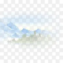 山水插画-空若网 山水插画-空若网