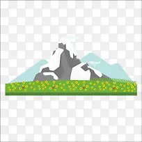 扁平化山-空若网 扁平化山-空若网