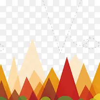 彩色风景插画-空若网 彩色风景插画-空若网