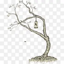 装饰树鸟笼-空若网 装饰树鸟笼-空若网