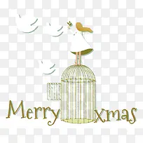 卡通手绘鸟笼鸟-空若网 卡通手绘鸟笼鸟-空若网