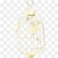 白色蝴蝶鸟笼-空若网 白色蝴蝶鸟笼-空若网