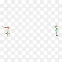 牵手卡通人物-空若网 牵手卡通人物-空若网