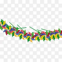 彩色儿童节风车装饰-空若网 彩色儿童节风车装饰-空若网