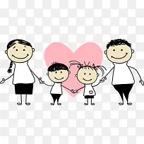 黑色爱心儿童节活动创意-空若网 黑色爱心儿童节活动创意-空若网