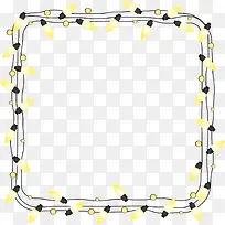 矢量灯泡装饰边框-空若网 矢量灯泡装饰边框-空若网